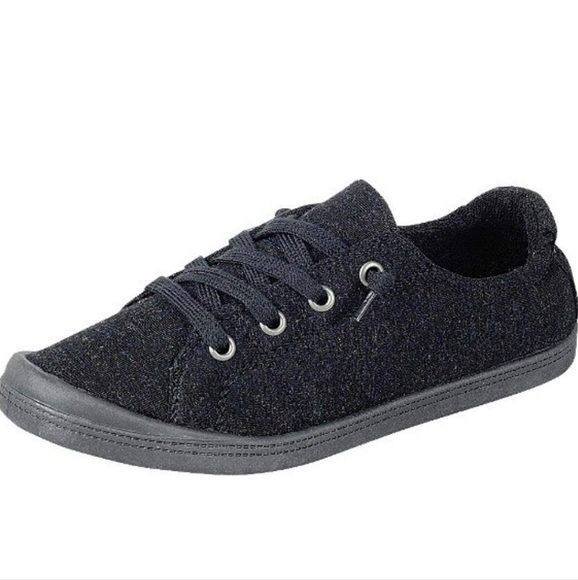 Size 5 1/2 Glitter Thread Forever Laced Sneakers Forever by Forever Link - Picture 5 of 7